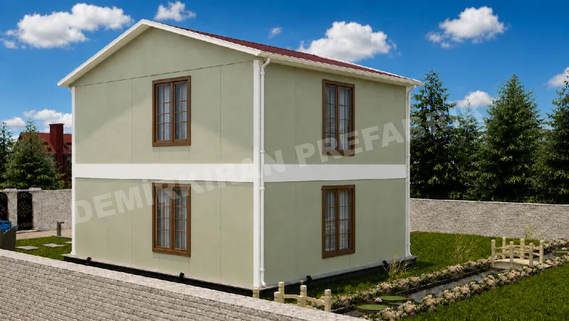 2+1 · 132 m² · Двуетажна сглобяема къща изображение 6