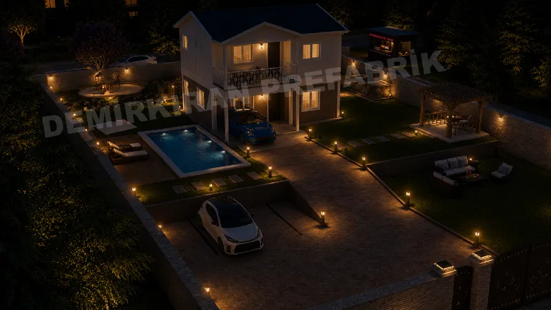 2+1 · 132 m² · Двуетажна сглобяема къща изображение 9