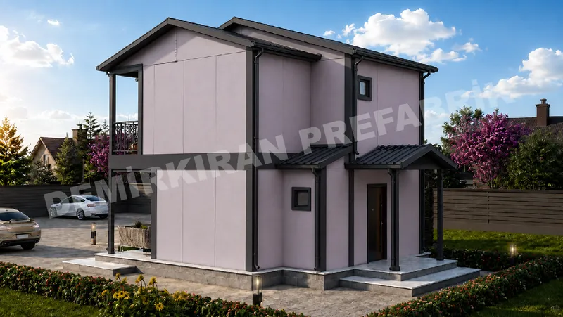2+1 95 m² İki Katlı Prefabrik Konut
