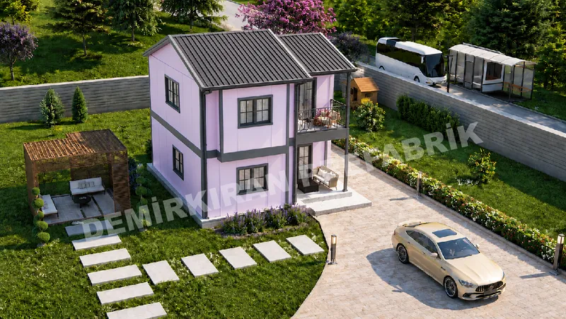 2+1 95 m² İki Katlı Prefabrik Konut görsel 5