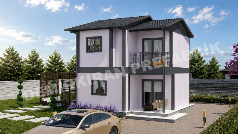 2+1 95 m² İki Katlı Prefabrik Konut görsel 6