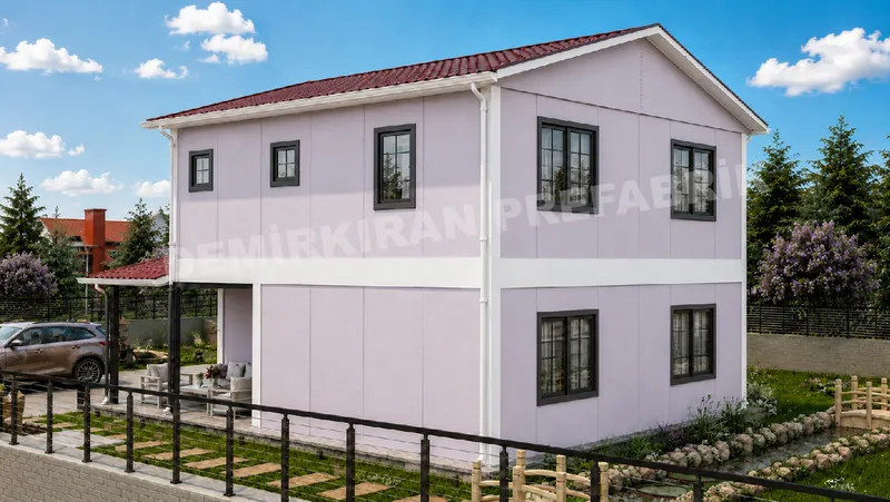 3+1 · 140 m² · Двуетажна сглобяема къща изображение 4