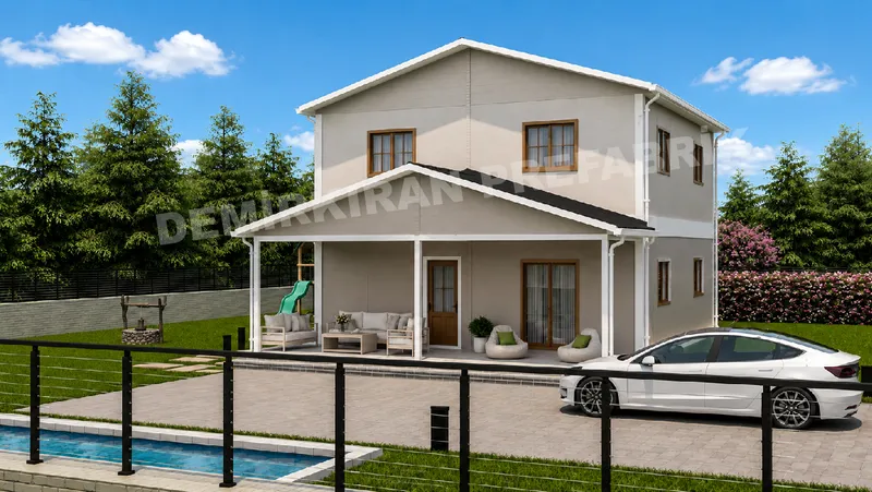 3+1 · 143 m² · Διώροφη προκατασκευασμένη κατοικία εικόνα 2