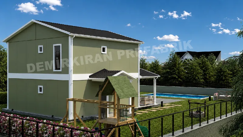 3+1 · 143 m² · Διώροφη προκατασκευασμένη κατοικία εικόνα 3