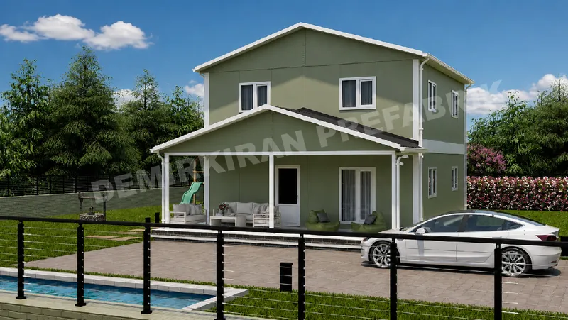 3+1 · 143 m² · Διώροφη προκατασκευασμένη κατοικία εικόνα 6