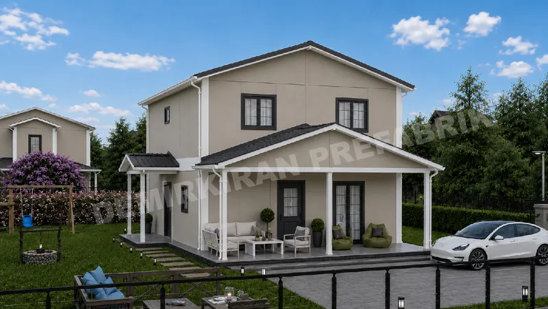 3+1 · 143 m² · Διώροφη προκατασκευασμένη κατοικία εικόνα 7