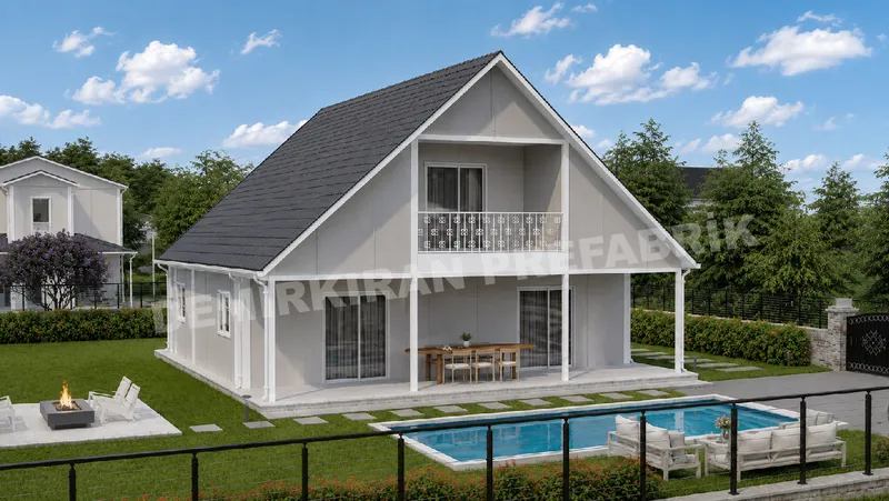 3+1 · 156 m² · Διώροφη προκατασκευασμένη κατοικία εικόνα 3