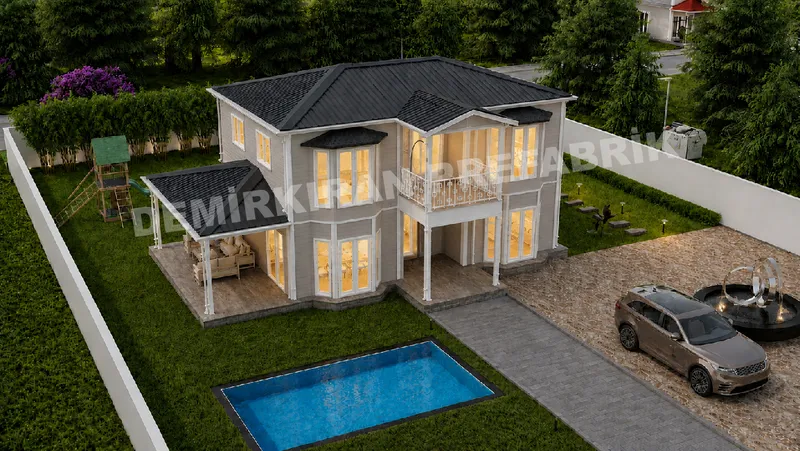 3+1 · 169 m² · Διώροφη προκατασκευασμένη κατοικία εικόνα 3
