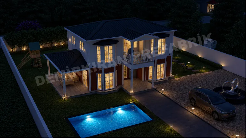 3+1 · 169 m² · Διώροφη προκατασκευασμένη κατοικία εικόνα 6
