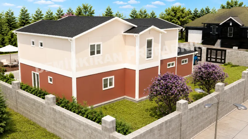 3+1 · 200 m² · Двуетажна сглобяема къща изображение 4