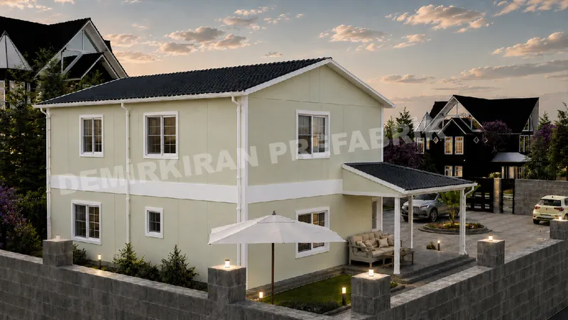 4+1 182 m² İki Katlı Prefabrik Konut görsel 5