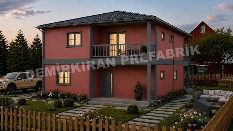 5+1 · 213 m² · Zweigeschossiges Fertighaus Bild 2