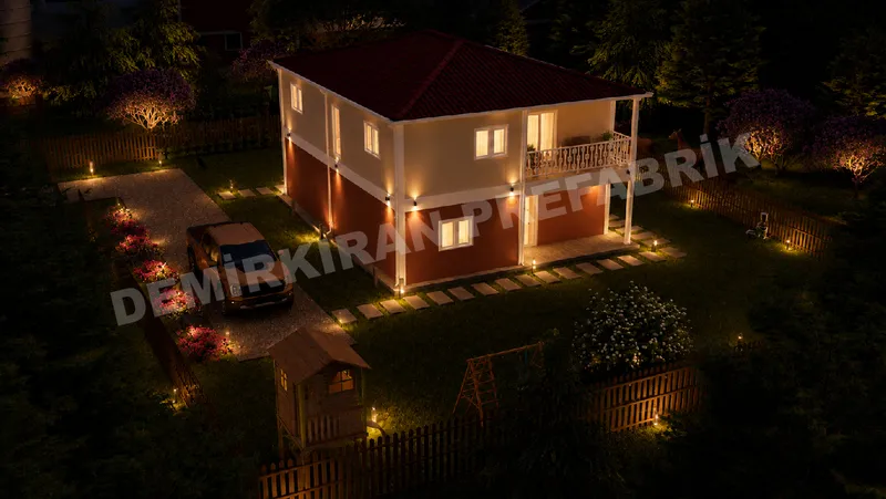 5+1 · 213 m² · Zweigeschossiges Fertighaus Bild 8
