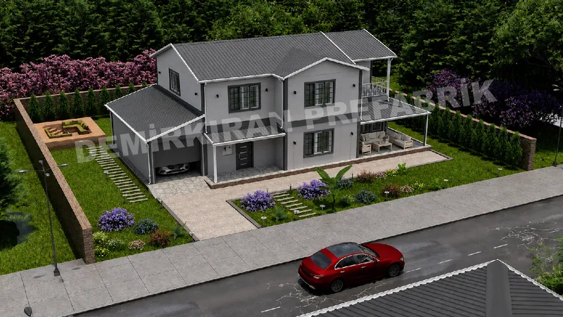 5+1 · 271 m² · Kétszintes előregyártott ház