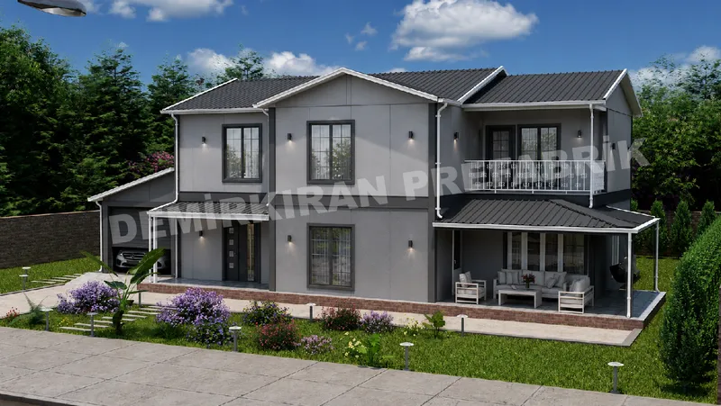 5+1 · 271 m² · Kétszintes előregyártott ház kép 3