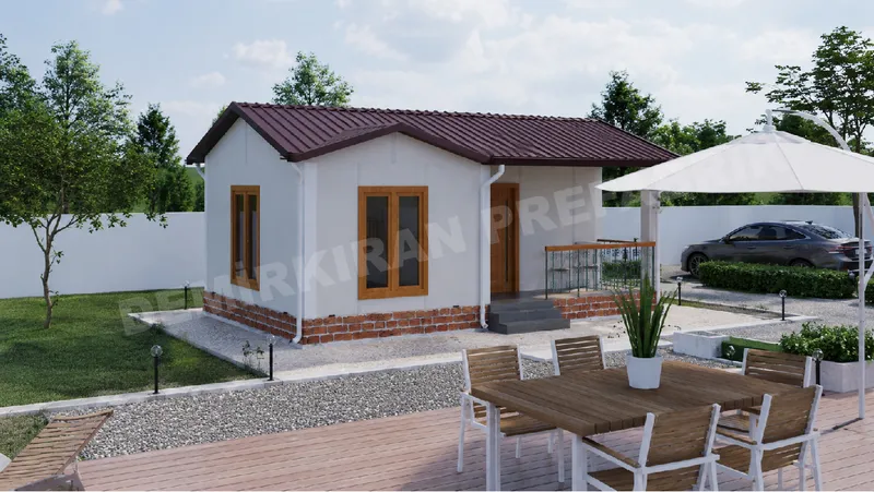 1+1 · 40 m² · Single-storey prefab home image 2