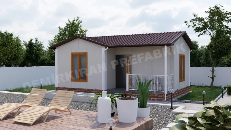 1+1 · 40 m² · Single-storey prefab home image 4