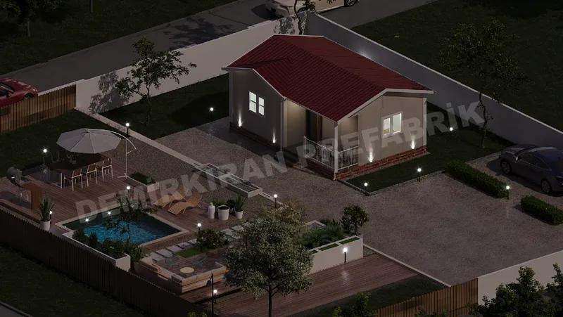 1+1 · 40 m² · Single-storey prefab home image 7