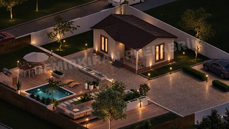 1+1 · 40 m² · Single-storey prefab home image 8