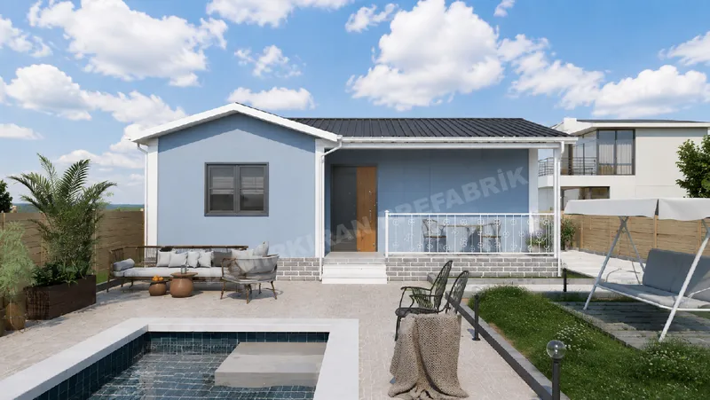 1+1 · 46 m² · Prízemný montovaný dom obrázok 2