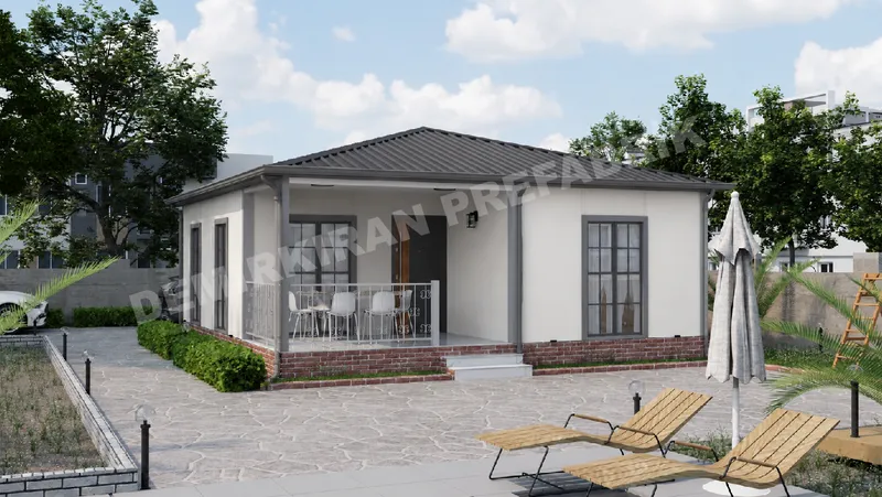 1+1 · 63 m² · Single-storey prefab home image 2