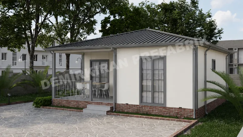 1+1 · 63 m² · Single-storey prefab home image 3