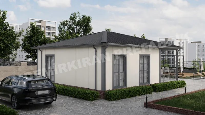 1+1 · 63 m² · Single-storey prefab home image 4