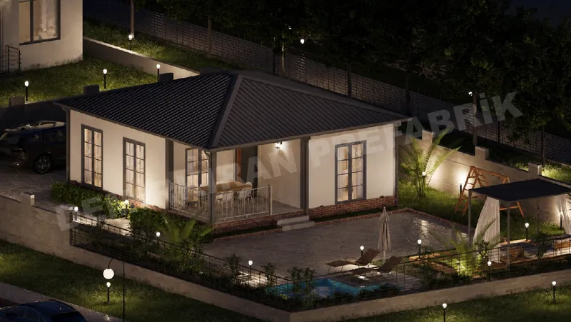 1+1 · 63 m² · Single-storey prefab home image 7