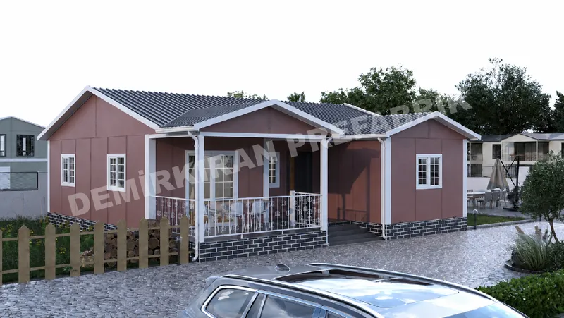2+1 · 100 m² · Parterowy dom prefabrykowany