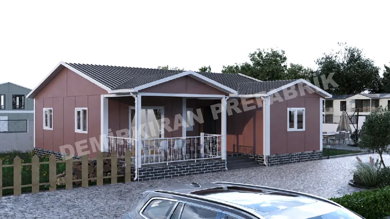 2+1 · 100 m² · Parterowy dom prefabrykowany zdjęcie 2