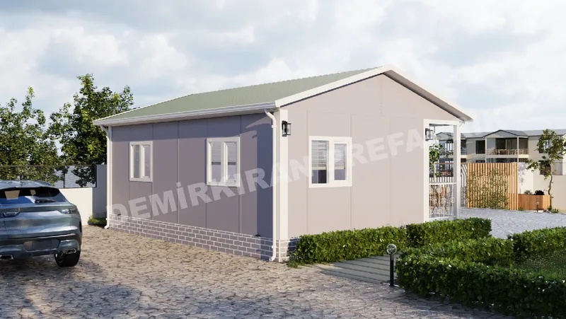 2+1 · 49 m² · Egyszintes előregyártott ház kép 4