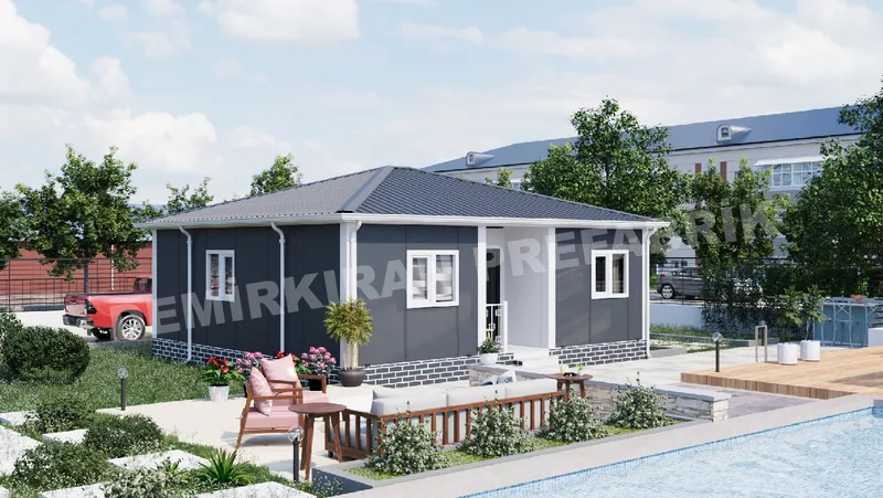 2+1 · 64 m² · Casa pré-fabricada térrea imagem 2