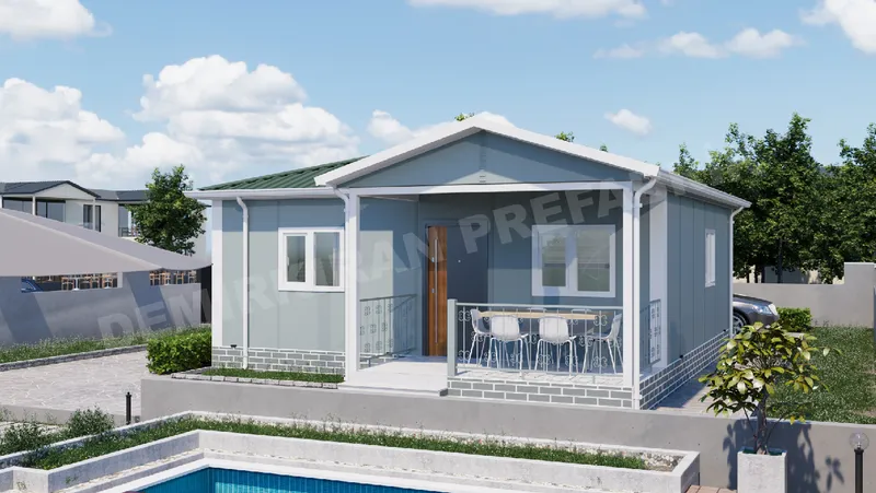2+1 · 66 m² · Egyszintes előregyártott ház kép 3