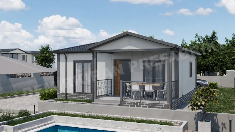 2+1 · 66 m² · Egyszintes előregyártott ház kép 5