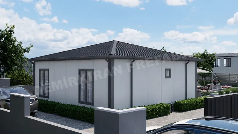 2+1 · 66 m² · Egyszintes előregyártott ház kép 6