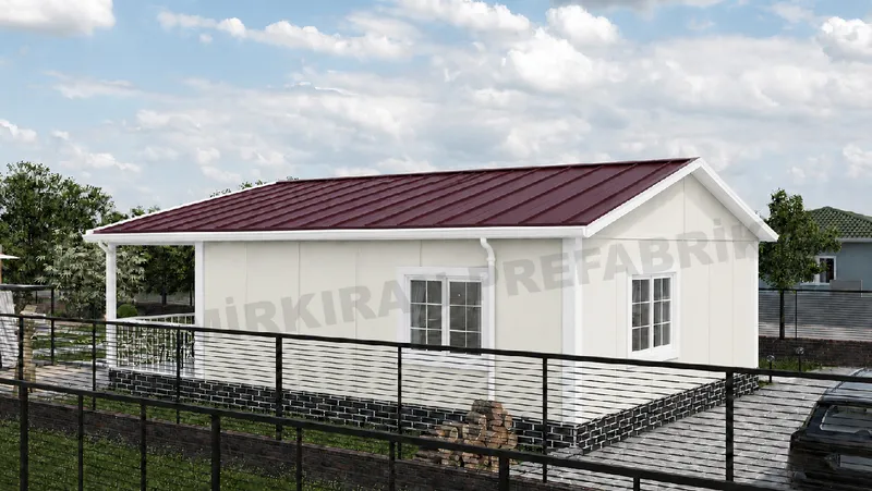 2+1 · 72 m² · Casa pré-fabricada térrea imagem 2