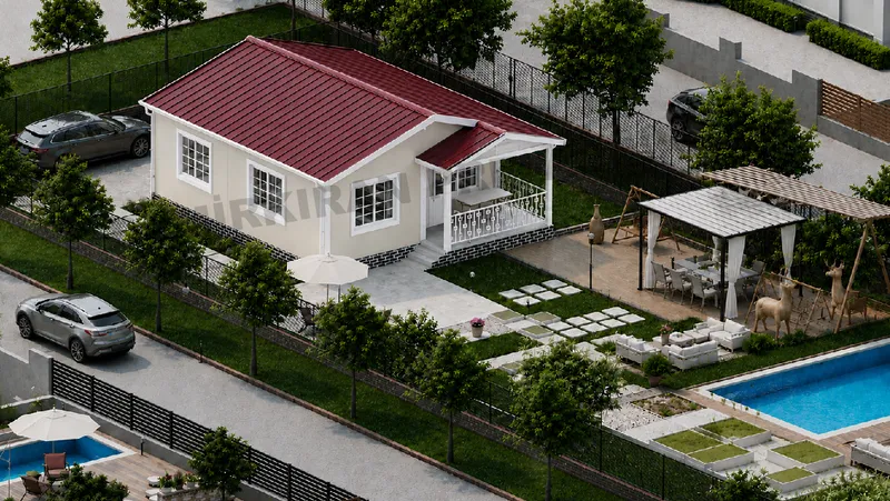 2+1 · 72 m² · Casa pré-fabricada térrea imagem 5