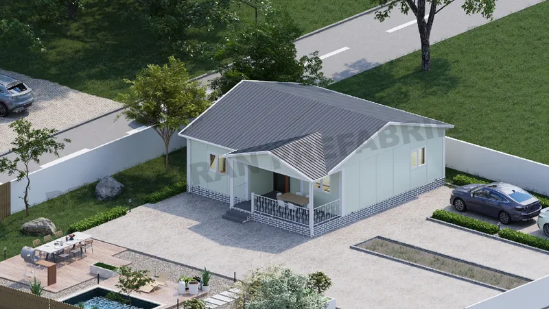 2+1 · 85 m² · Casa prefabbricata a un piano