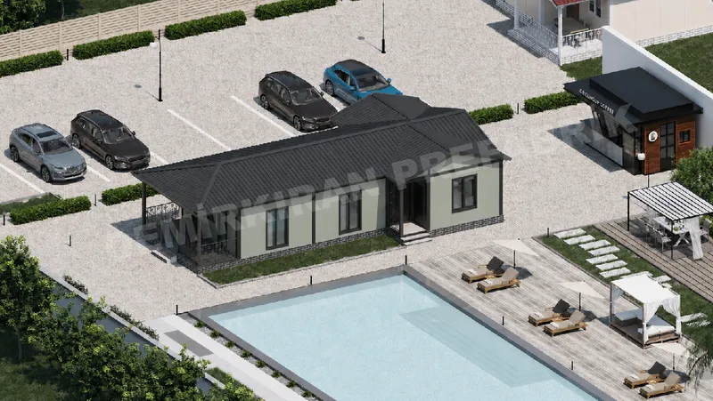 2+1 · 88 m² · Casa prefabbricata a un piano