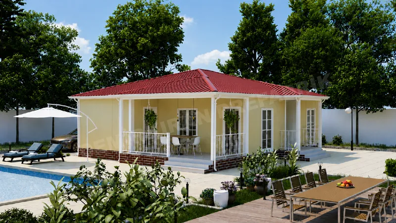 2+1 · 95 m² · Casa prefabbricata a un piano immagine 3