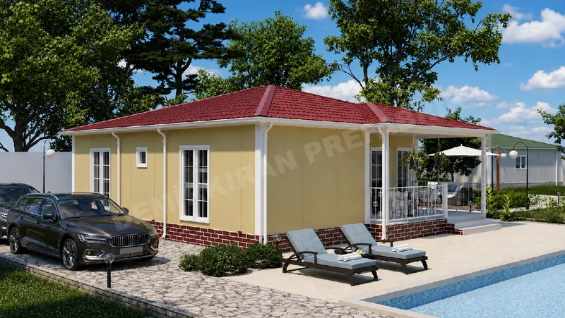 2+1 · 95 m² · Casa prefabbricata a un piano immagine 5
