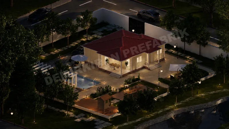 2+1 · 95 m² · Casa prefabbricata a un piano immagine 6