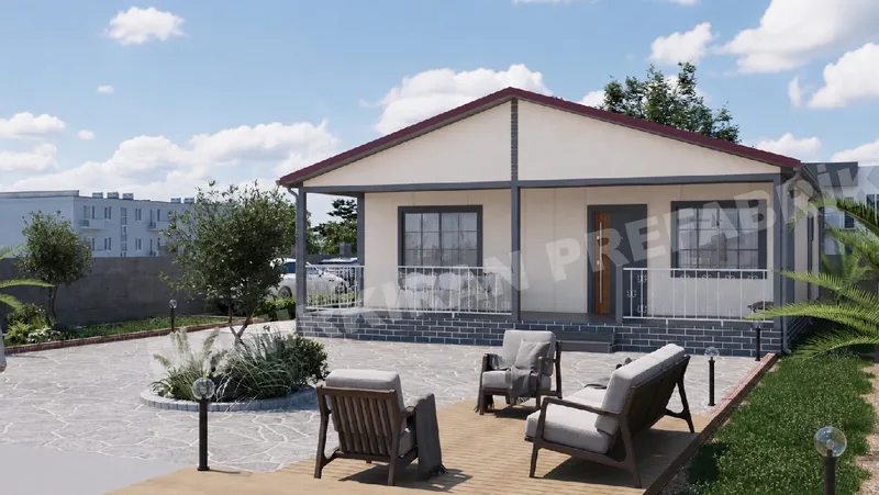 3+1 106 m² Tek Katlı Prefabrik Konut görsel 3