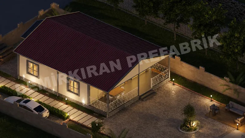 3+1 106 m² Tek Katlı Prefabrik Konut görsel 6