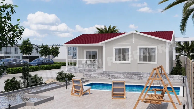3+1 115 m² Tek Katlı Prefabrik Konut görsel 4