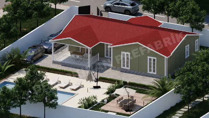3+1 · 145 m² · Casa prefabbricata a un piano immagine 3